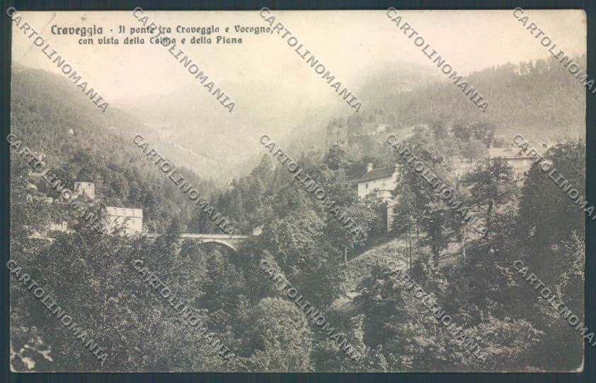 Verbania Craveggia PIEGHINA cartolina ZQ8550 – fronte