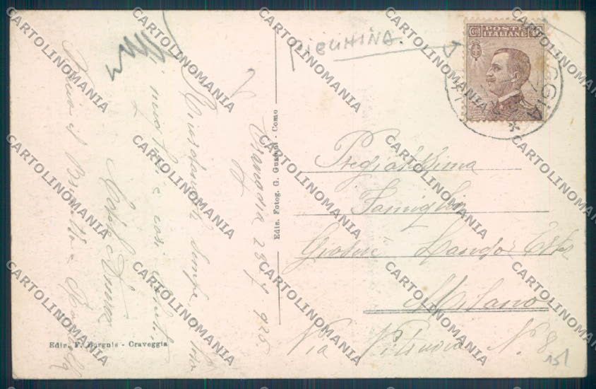 Verbania Craveggia PIEGHINA cartolina ZQ8550 – retro