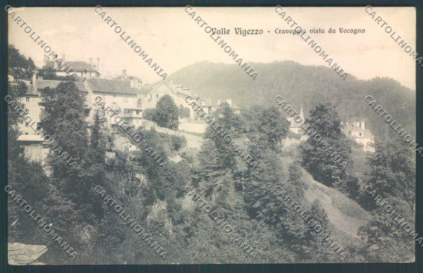 Verbania Craveggia ANGOLO SCOLLATO cartolina ZQ8556 – fronte