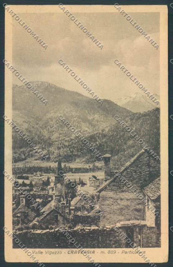 Verbania Craveggia PIEGHINE cartolina ZQ8560 – fronte