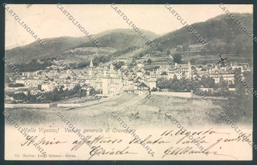 Verbania Craveggia cartolina ZQ8562 – fronte