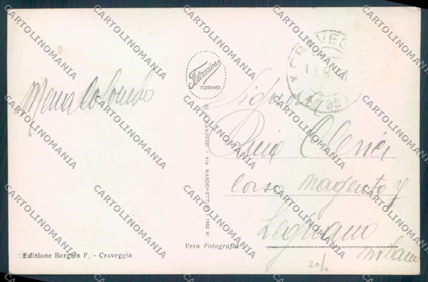 Verbania Craveggia Vocogno Foto cartolina ZQ8563 – retro
