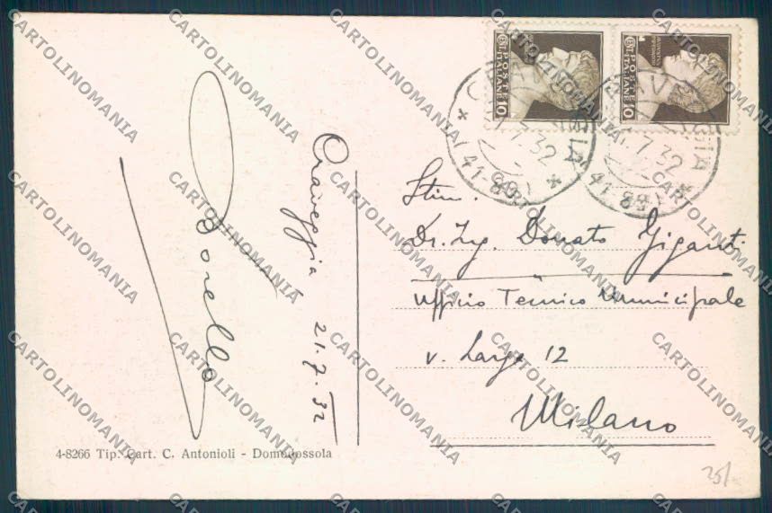 Verbania Craveggia cartolina ZQ8566 – retro
