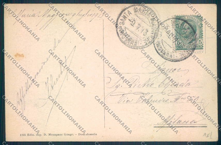 Verbania Santa Maria Maggiore cartolina ZQ8575 – retro