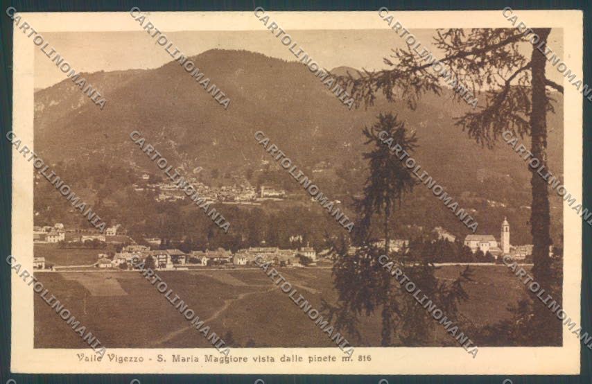 Verbania Santa Maria Maggiore PIEGHINA cartolina ZQ8577 – fronte