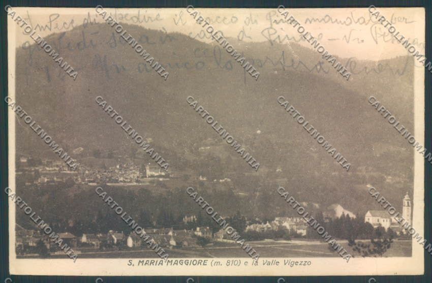 Verbania Santa Maria Maggiore cartolina ZQ8581 – fronte