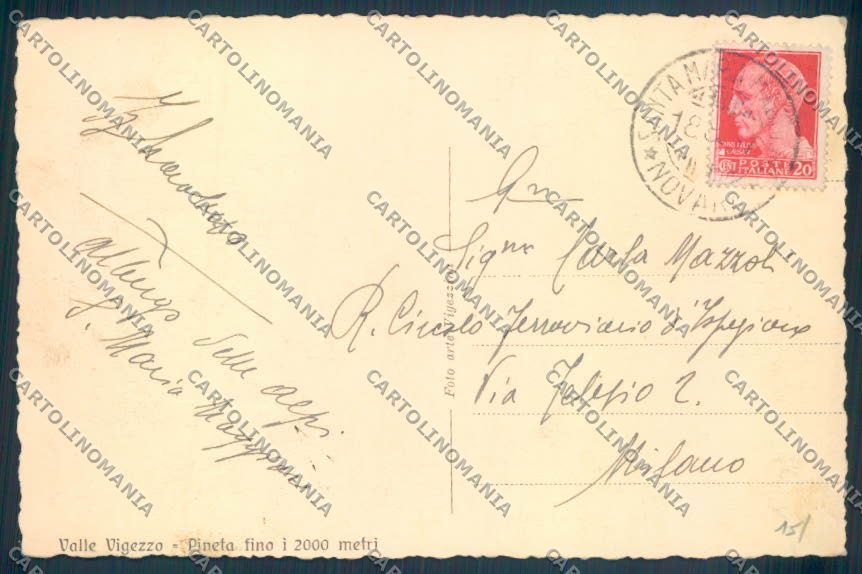 Verbania Santa Maria Maggiore cartolina ZQ8584 – retro