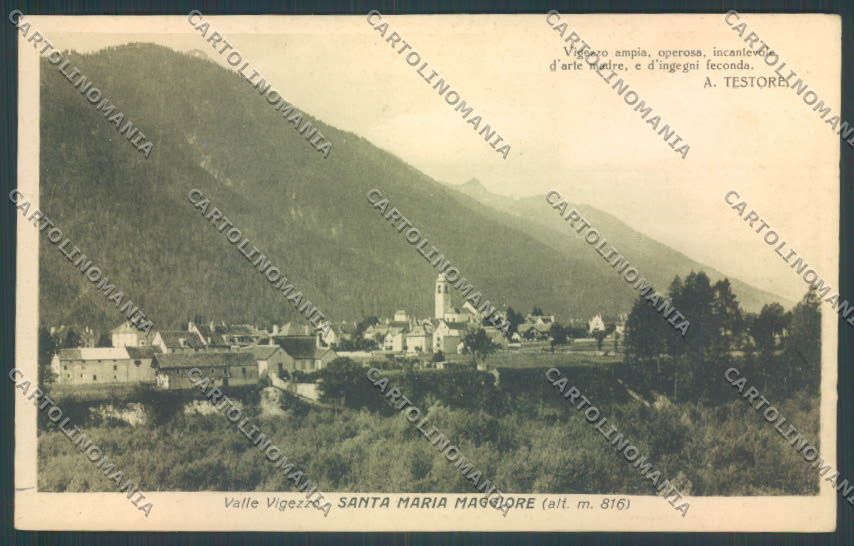 Verbania Santa Maria Maggiore cartolina ZQ8591 – fronte