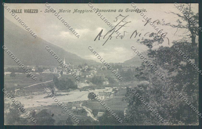 Verbania Santa Maria Maggiore Craveggia cartolina ZQ8592 – fronte