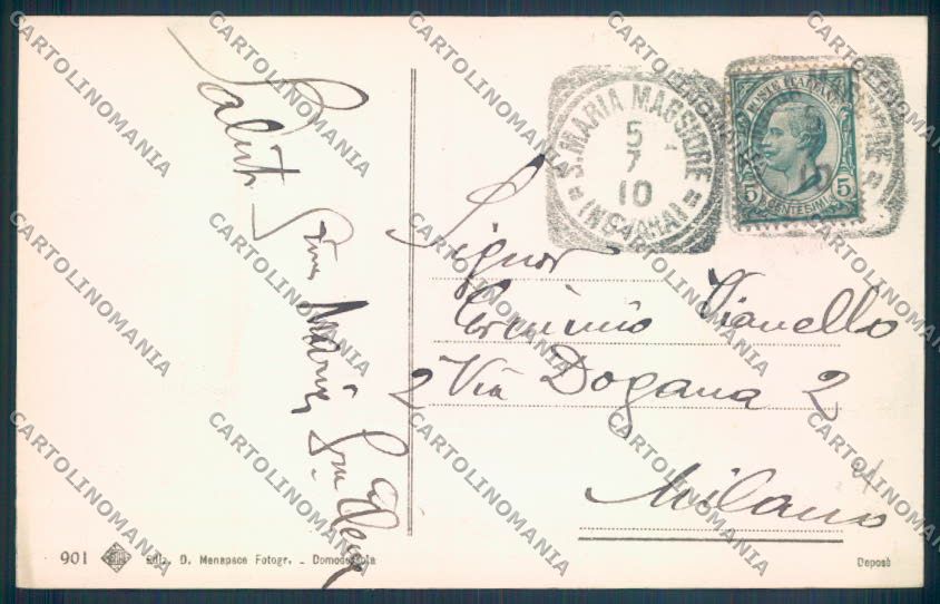 Verbania Santa Maria Maggiore Craveggia cartolina ZQ8592 – retro