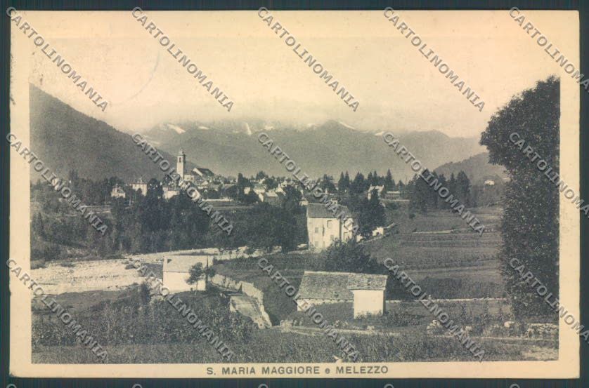 Verbania Santa Maria Maggiore Melezzo cartolina ZQ8594 – fronte