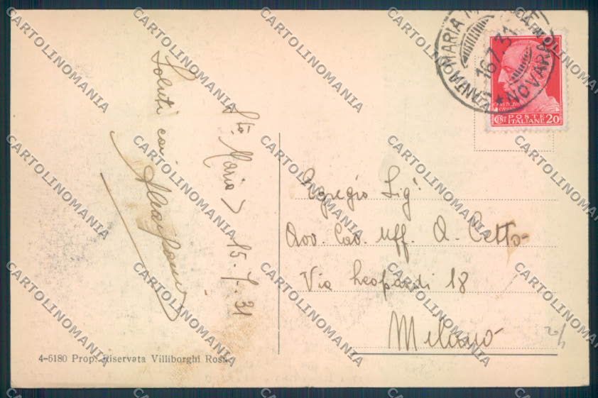 Verbania Santa Maria Maggiore Melezzo cartolina ZQ8594 – retro