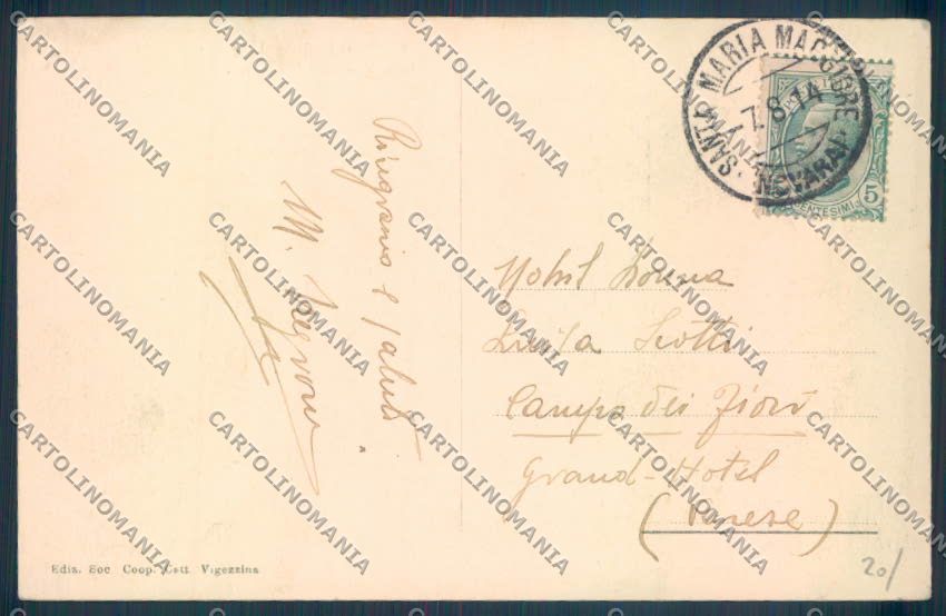 Verbania Santa Maria Maggiore cartolina ZQ8598 – retro