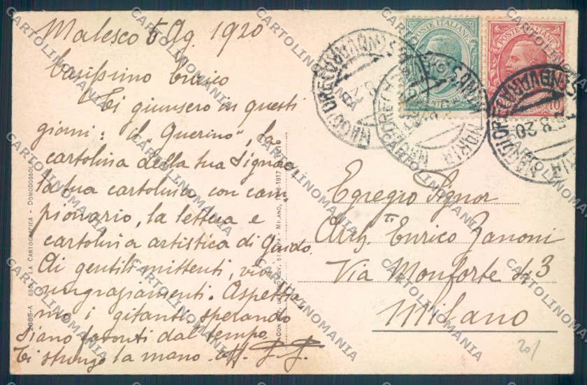 Verbania Santa Maria Maggiore cartolina ZQ8599 – retro