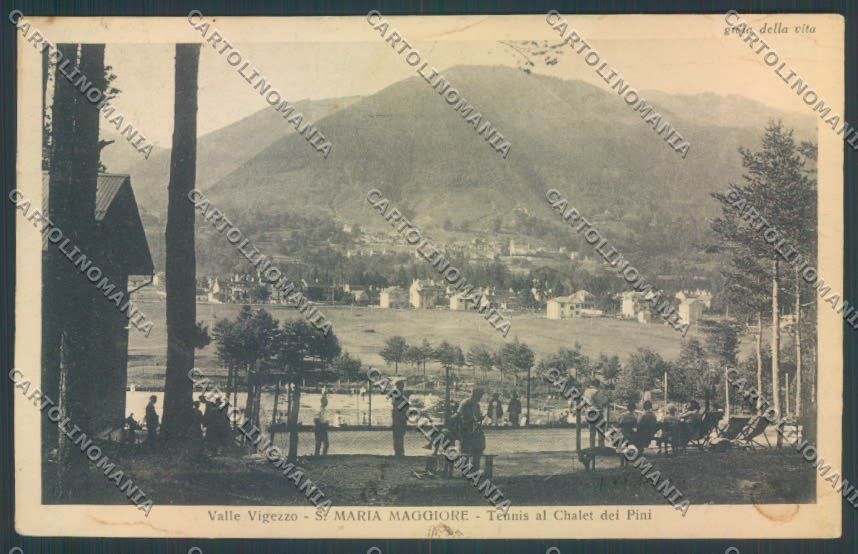 Verbania Santa Maria Maggiore Tennis cartolina ZQ8604 – fronte
