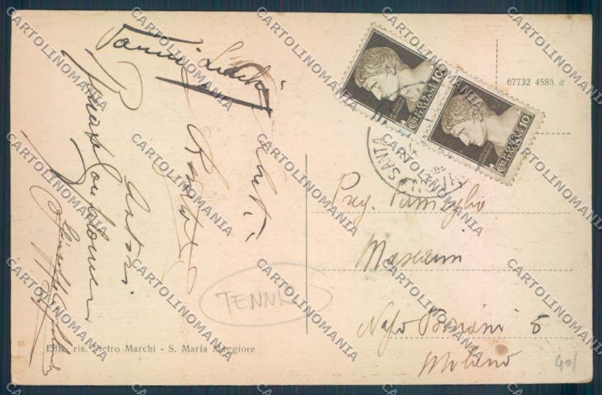 Verbania Santa Maria Maggiore Tennis cartolina ZQ8604 – retro