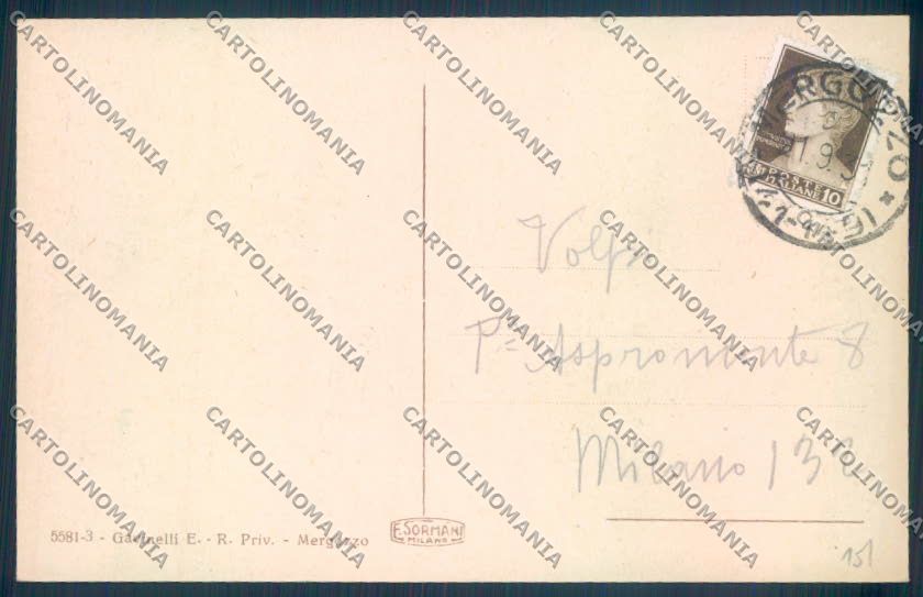 Verbania Mergozzo cartolina ZQ8612 – retro