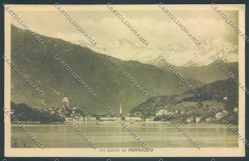 Verbania Mergozzo cartolina ZQ8614 – fronte