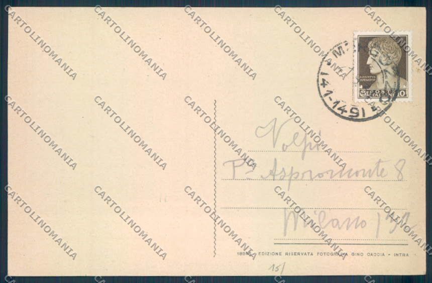 Verbania Mergozzo cartolina ZQ8614 – retro