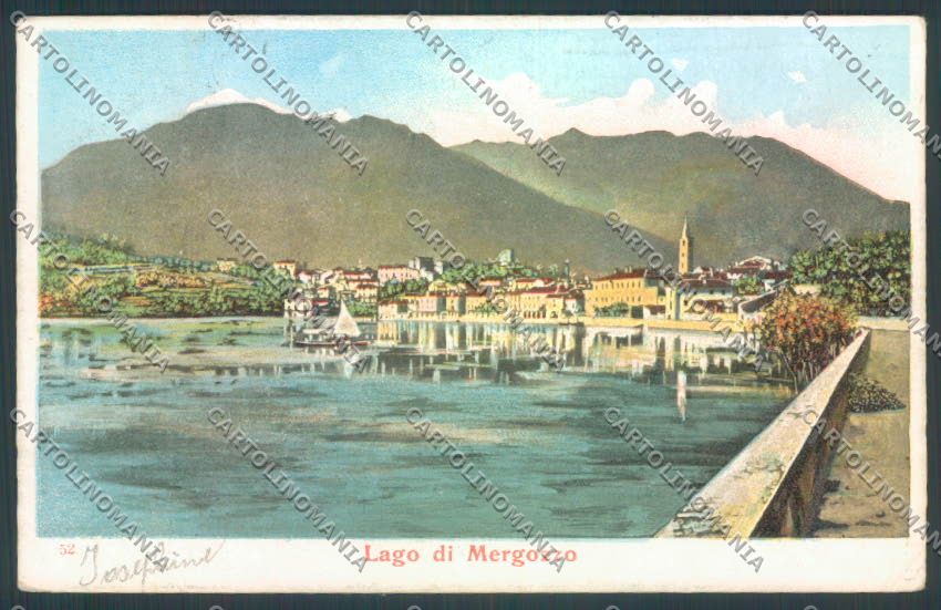 Verbania Mergozzo cartolina ZQ8618 – fronte