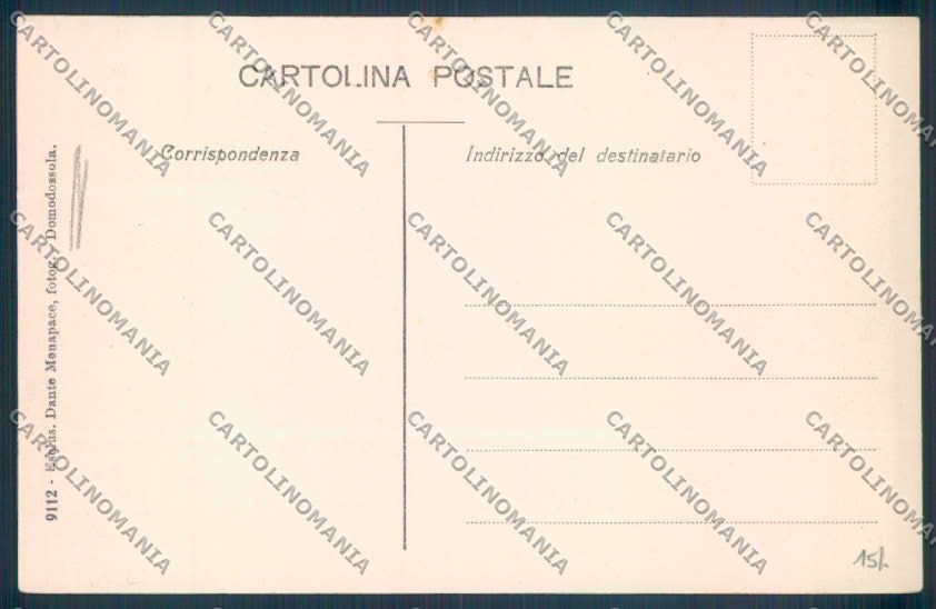 Verbania Mergozzo Barca cartolina ZQ8619 – retro