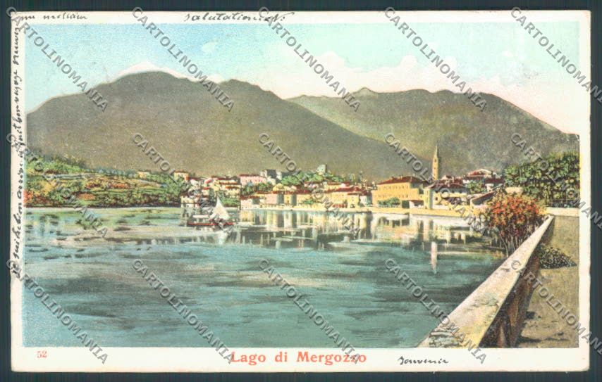 Verbania Mergozzo cartolina ZQ8620 – fronte