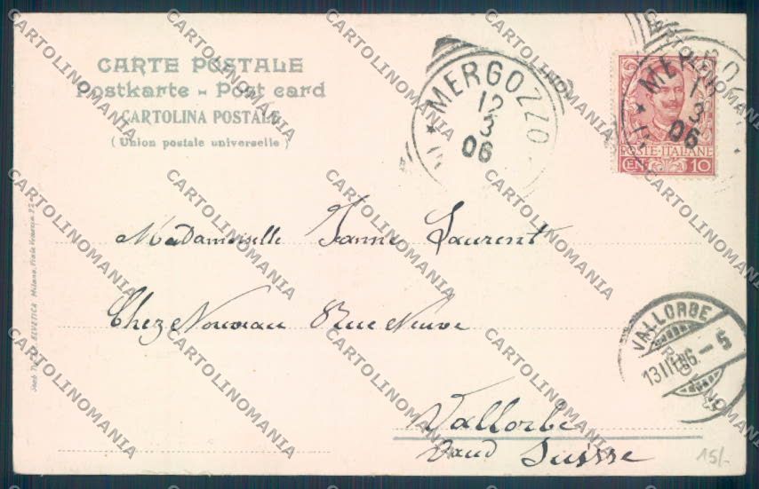 Verbania Mergozzo cartolina ZQ8620 – retro