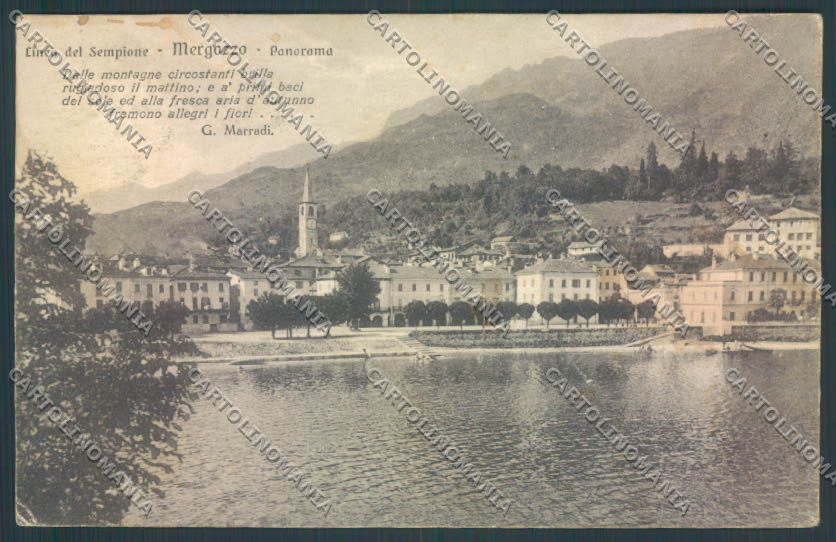 Verbania Mergozzo MACCHIA cartolina ZQ8625 – fronte