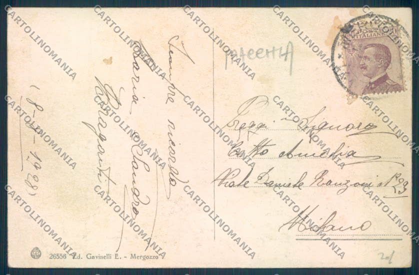 Verbania Mergozzo MACCHIA cartolina ZQ8625 – retro