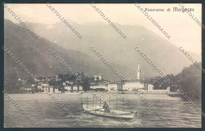 Verbania Mergozzo Barca cartolina ZQ8626 – fronte