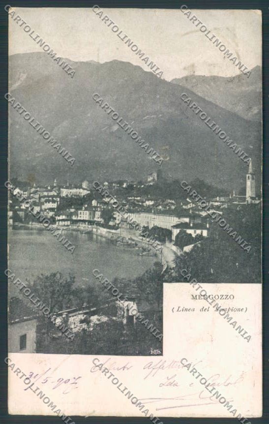Verbania Mergozzo cartolina ZQ8628 – fronte