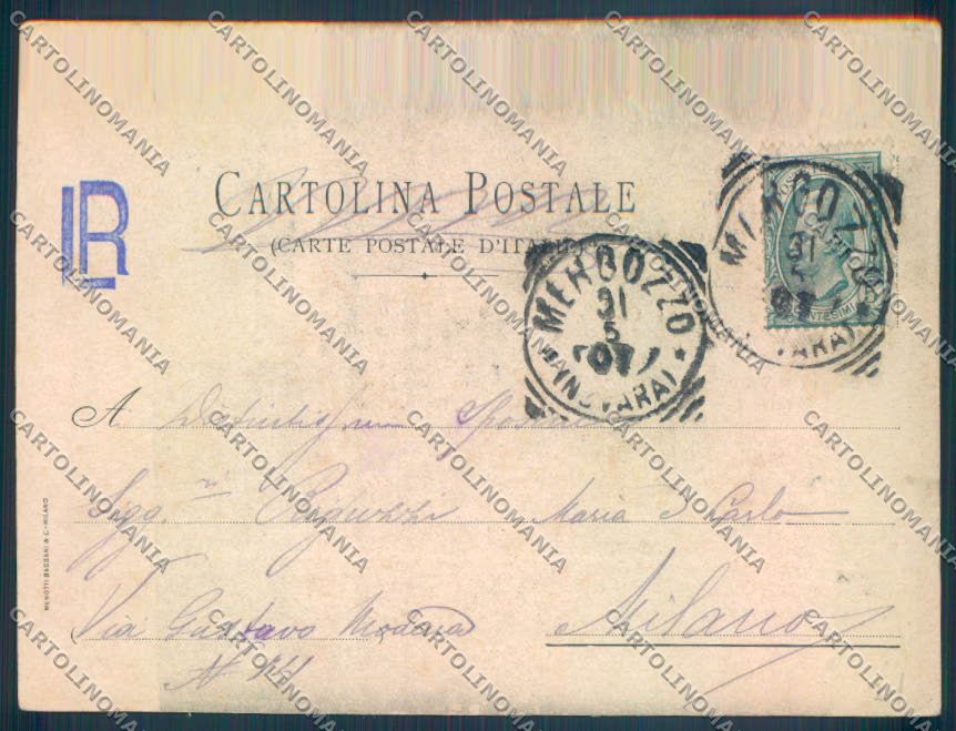 Verbania Mergozzo cartolina ZQ8628 – retro