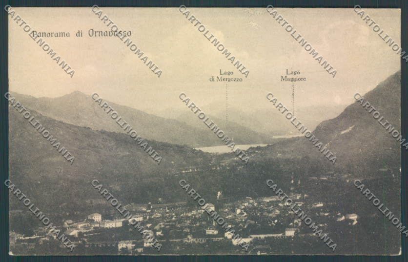 Verbania Ornavasso cartolina ZQ8635 – fronte