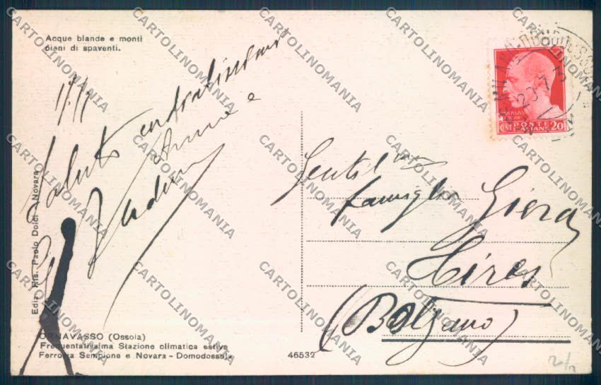 Verbania Ornavasso cartolina ZQ8654 – retro