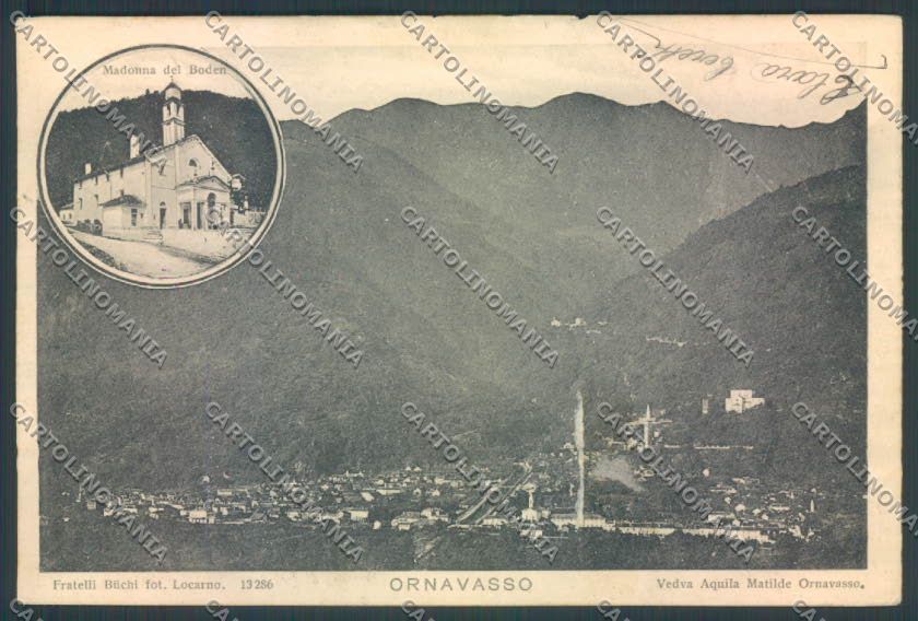 Verbania Ornavasso STRAPPINI cartolina ZQ8655 – fronte
