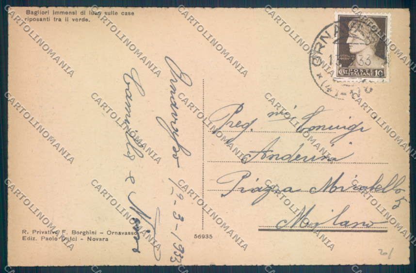 Verbania Ornavasso cartolina ZQ8656 – retro
