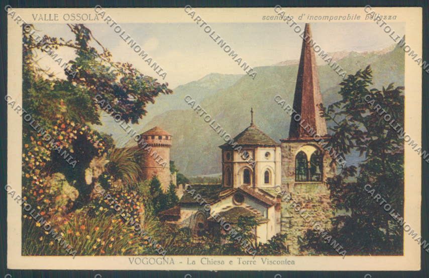 Verbania Vogogna cartolina ZQ8671 – fronte