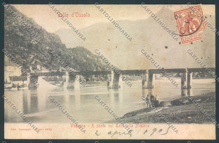 Verbania Vogogna cartolina ZQ8676 – fronte