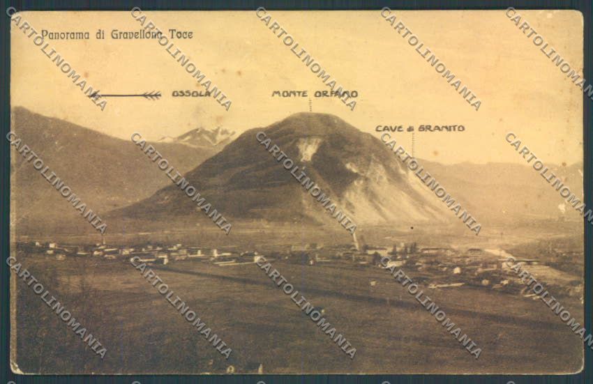 Verbania Gravellona Toce ABRASA cartolina ZQ8683 – fronte