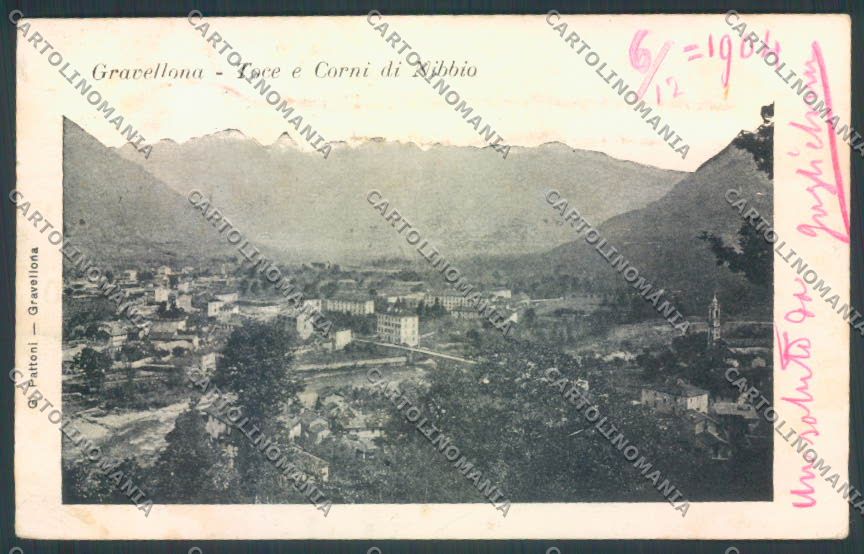 Verbania Gravellona Toce PIEGA cartolina ZQ8684 – fronte