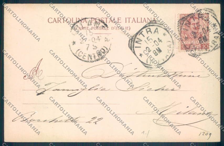 Verbania Suna cartolina ZQ8702 – retro