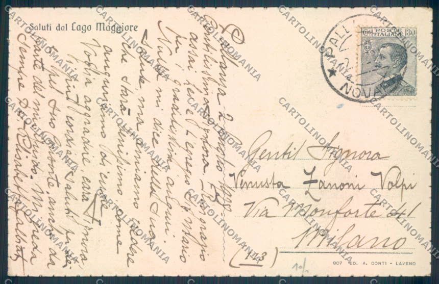 Verbania Suna Pallanza cartolina ZQ8703 – retro