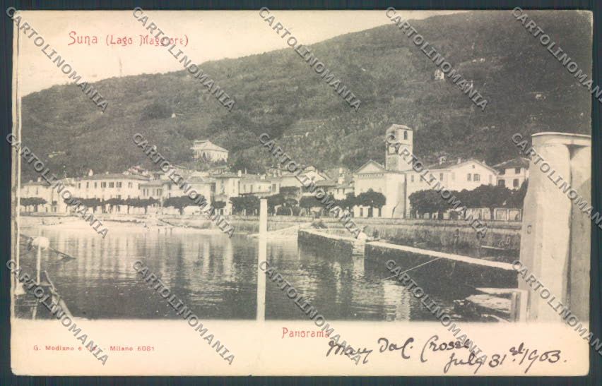 Verbania Suna cartolina ZQ8704 – fronte