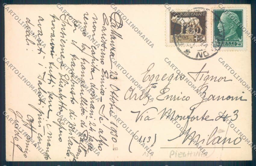 Verbania Suna PIEGHINA cartolina ZQ8706 – retro