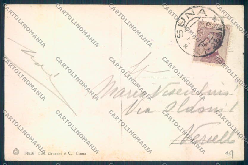 Verbania Suna cartolina ZQ8710 – retro