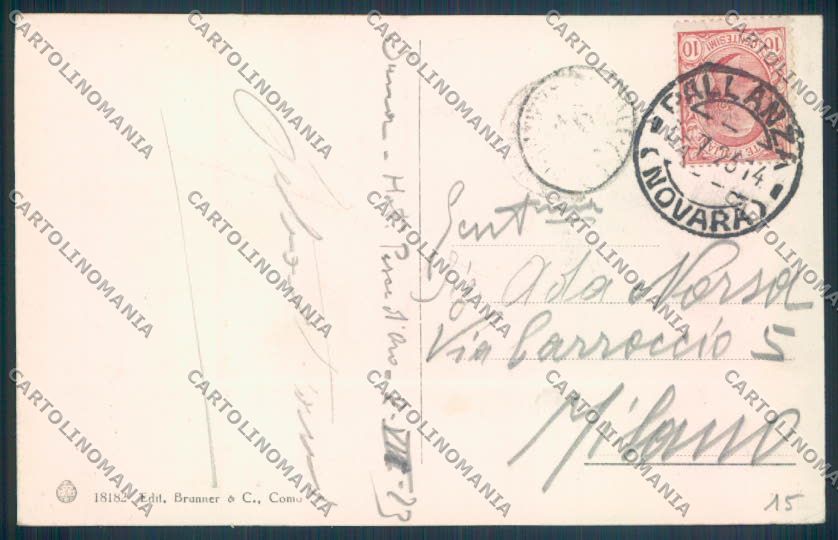 Verbania Suna cartolina ZQ8712 – retro