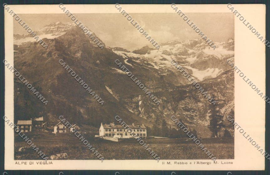 Verbania Baceno Alpe Veglia cartolina ZQ8728 – fronte