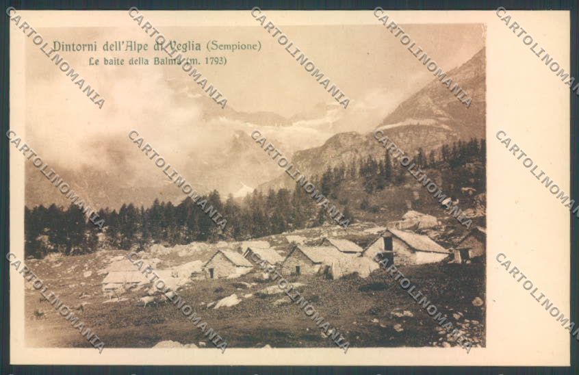 Verbania Baceno Alpe Veglia cartolina ZQ8731 – fronte