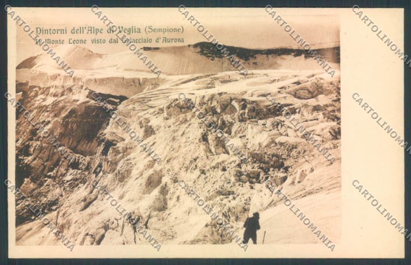 Verbania Baceno Alpe Veglia Alpinismo Ghiacciaio cartolina ZQ8735 – fronte