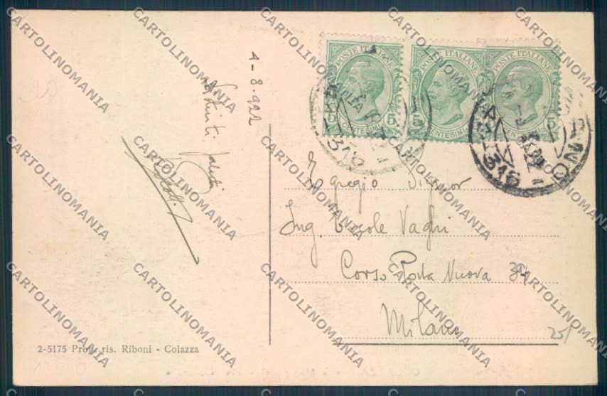 Novara Colazza cartolina ZQ8747 – retro